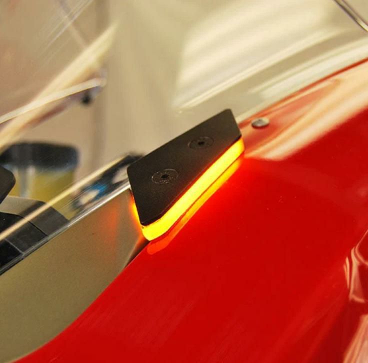 ドゥカティ パニガーレV2 ミラーブロックオフ LED ウインカー