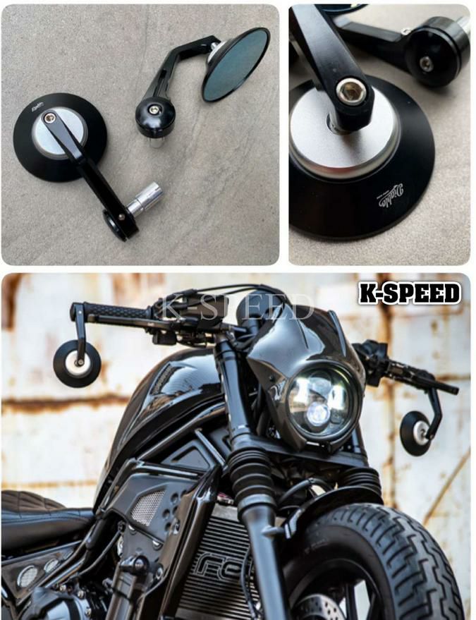 レブル250/300/500 17-24 バーエンドミラー ディアブロカスタム2 K