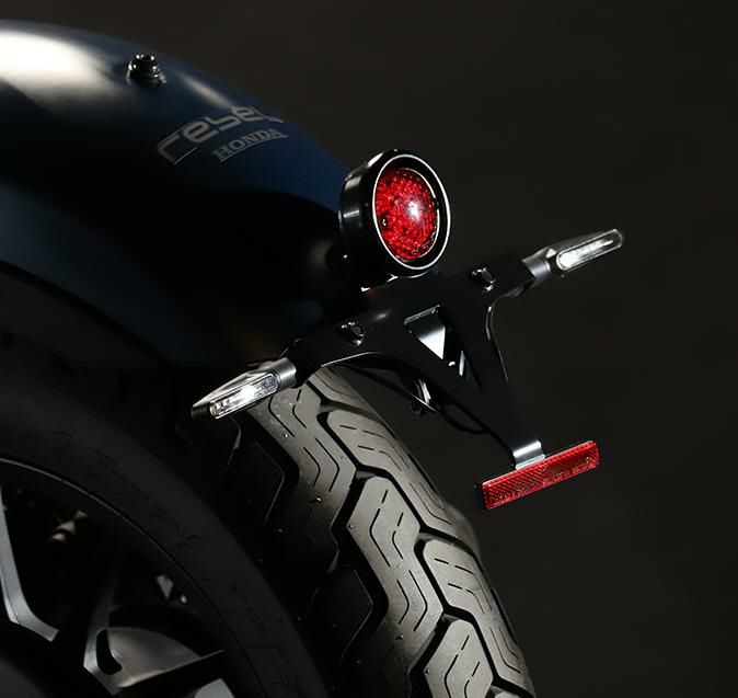 レブル250/500 リアコンバージョンKIT LEDラウンドテール&スムースリブ