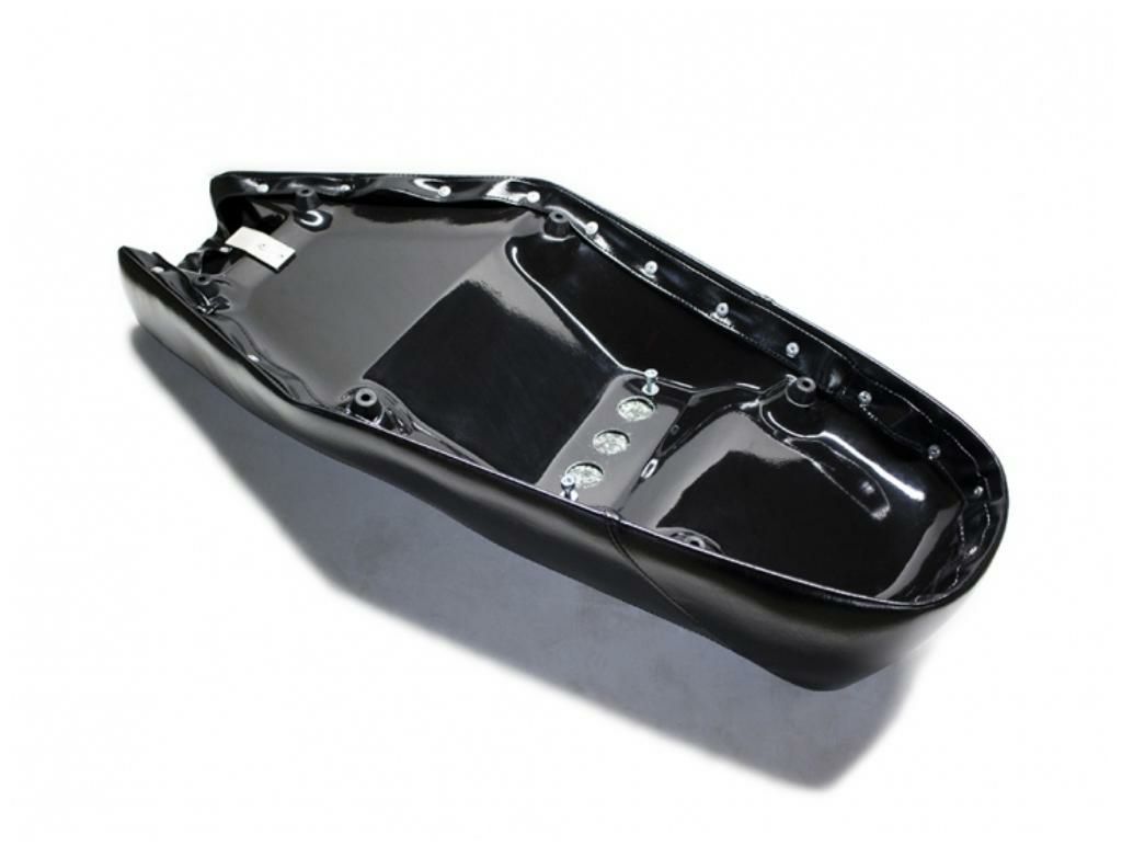 カワサキ W650/400/800 薄型ベーツタイプ TTシート ブラウン×ブラック