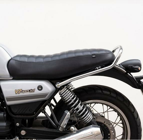 V7 850 ブラックレザー/クラシックステッチ シート BAAK モトグッチ