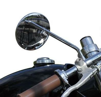 セール】EMGO 汎用 クラシックミラー ラウンド クローム クランプ