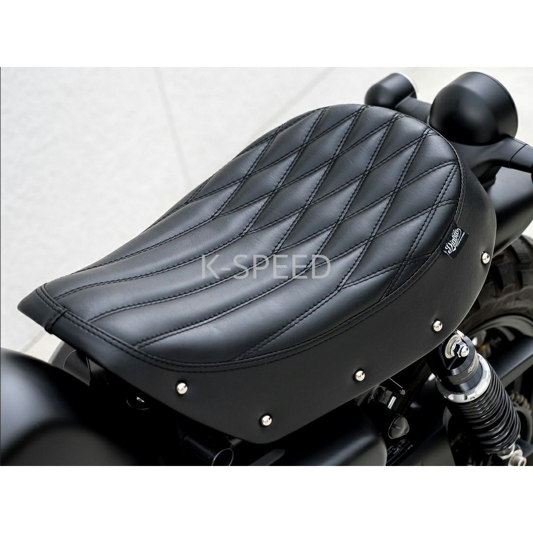 モンキー125 シート ミックスパターン Diabolus ブラック K-SPEED