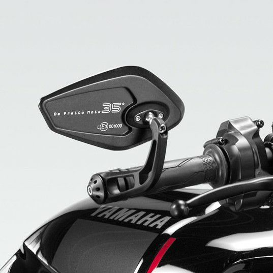 XSR900 22- バーエンドミラー SS EVO ブラック Eマーク付き DPM