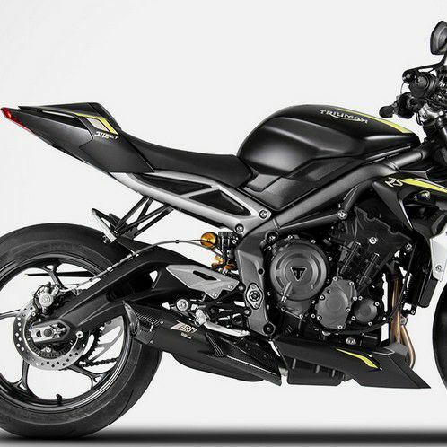 ストリートトリプル765 20-22 スリップオンマフラー ステンレス