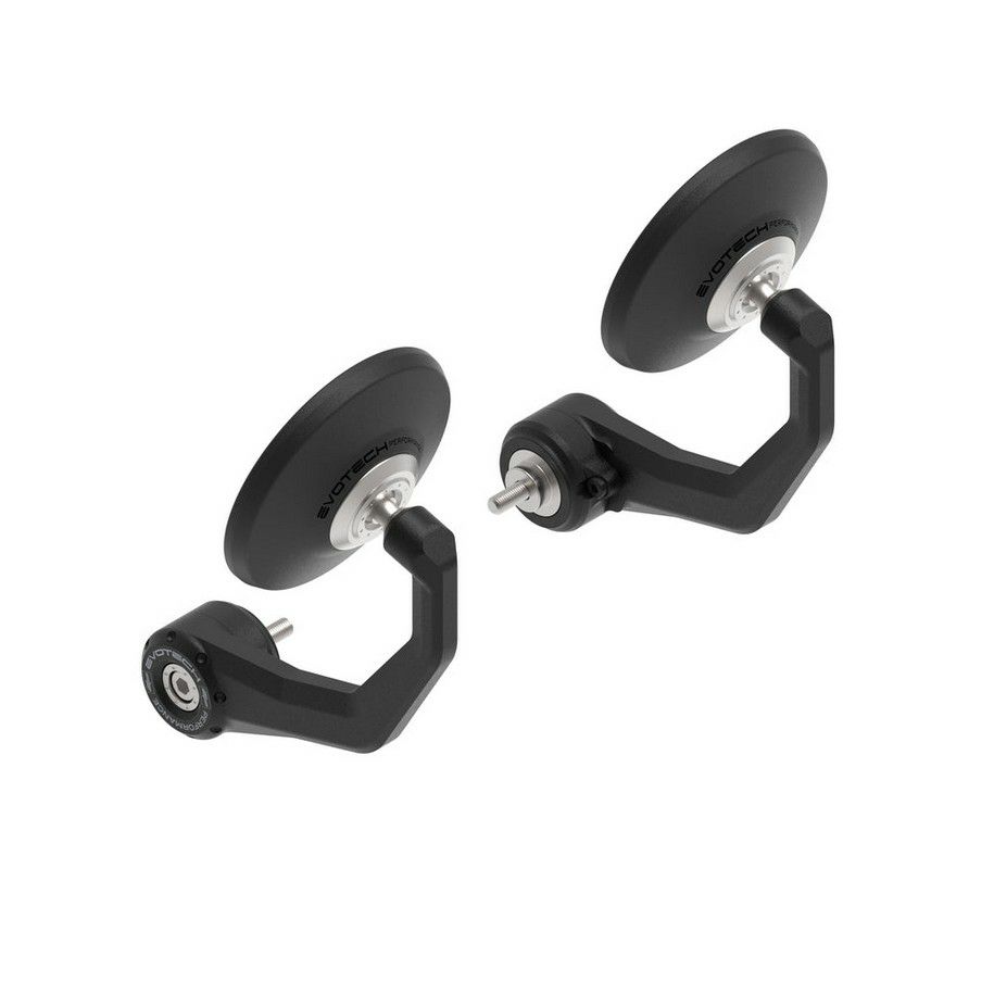 KTM 390DUKE 13-23 バーエンドミラー ブラック エボテック