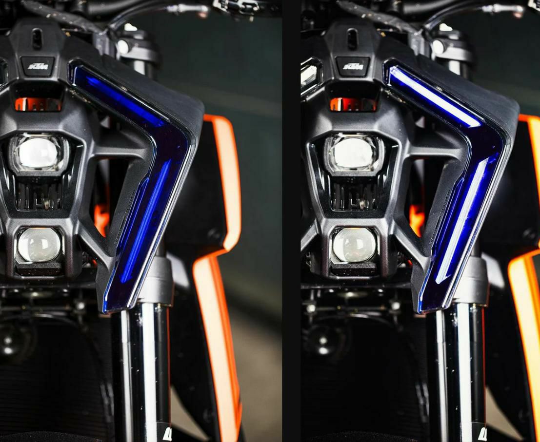 Moto Pro Works プレミアムヘッドライトフィルム ブルー KTM 1390