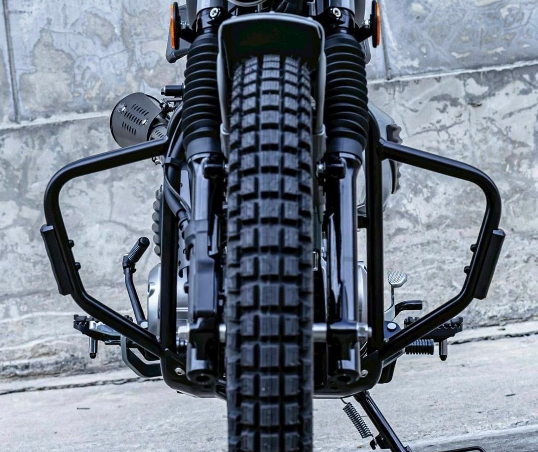 ハンターカブ CT125 クラッシュバー エンジンガード Diabolus ブラック