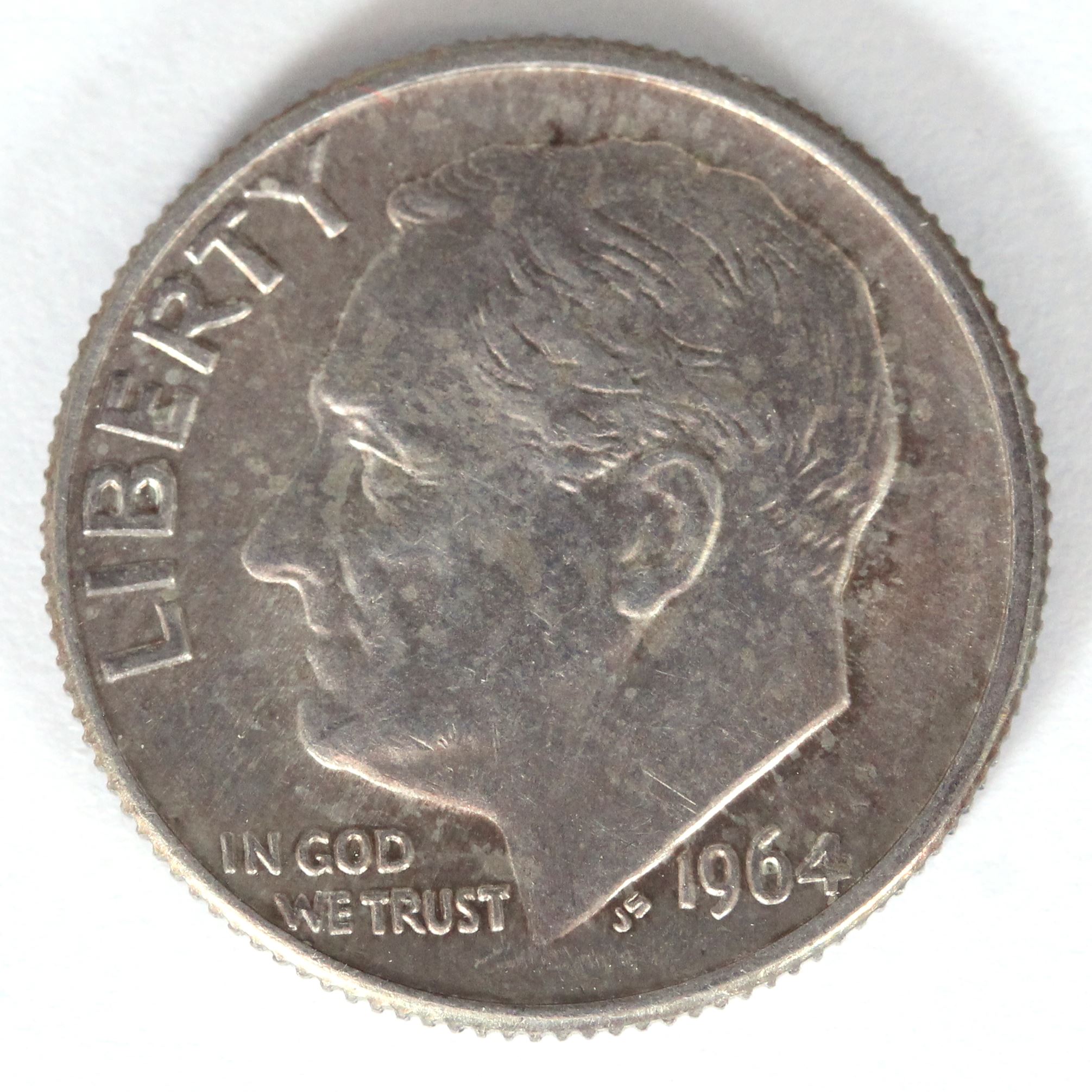 アメリカ 1964年 10セント 銀貨 EF | ミスターコインズ