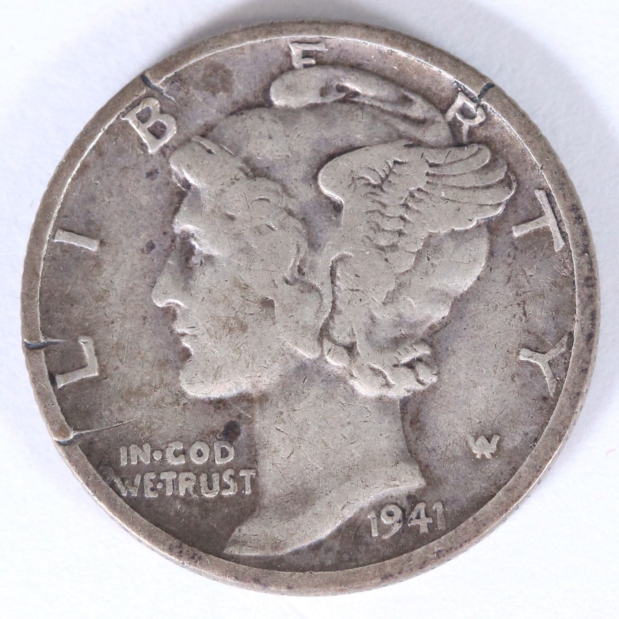 アメリカ 1941年 10セント 銀貨 VF | ミスターコインズ