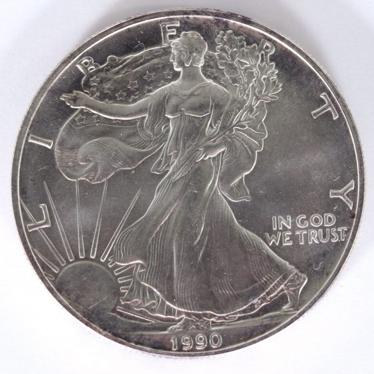 アメリカ― DOLLAR 銀貨 ウォーキングリバティ 1990年 UNC | ミスター