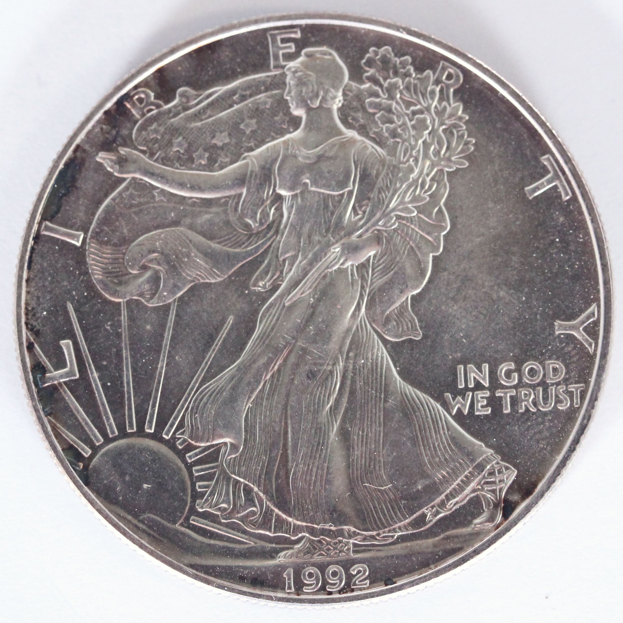 アメリカ DOLLAR銀貨 ウォーキングリバティ 1992年 UNC | ミスターコインズ
