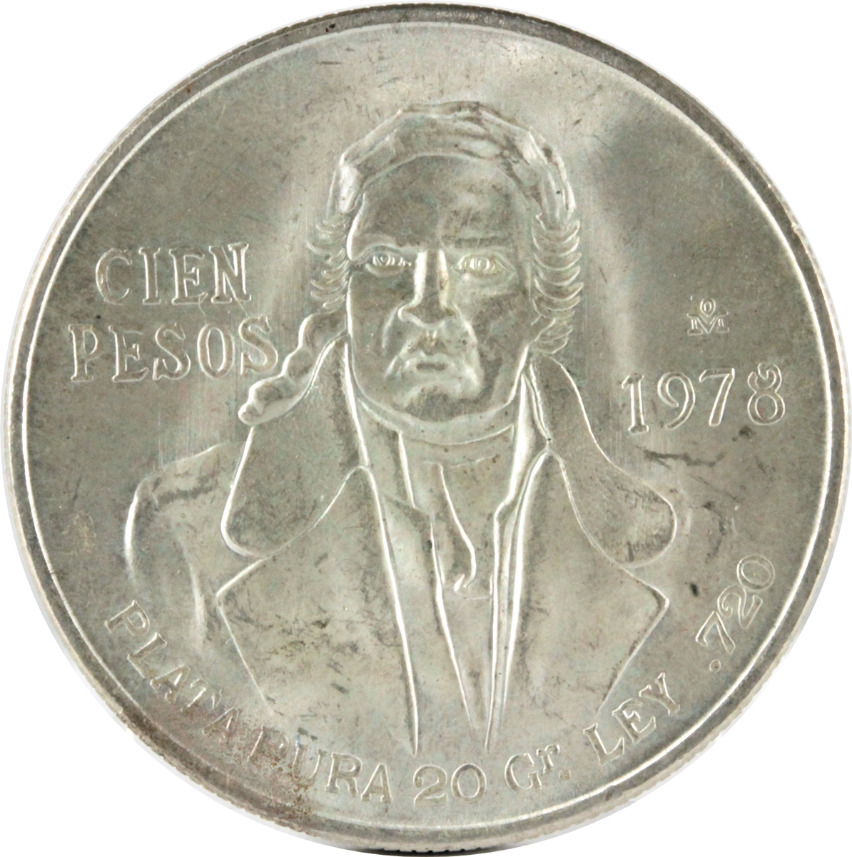 メキシコ 1978年 100PESOS 銀貨 XF | ミスターコインズ