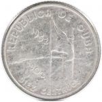 キューバ 1952年 10センタボス 銀貨 EF | ミスターコインズ