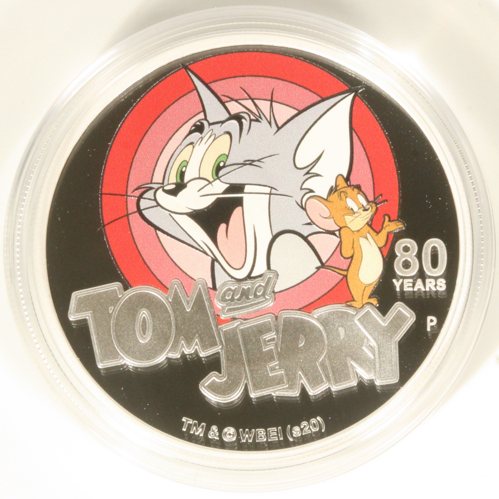 APMEX完売品 トムとジェリー銀貨 80周年記念マルチビュー 1オンス 1枚
