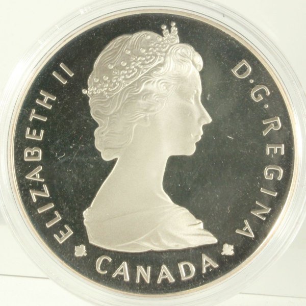 カナダ 1ドル 1985年 銀貨 国立公園 ヘラジカ 未使用 | ミスターコインズ