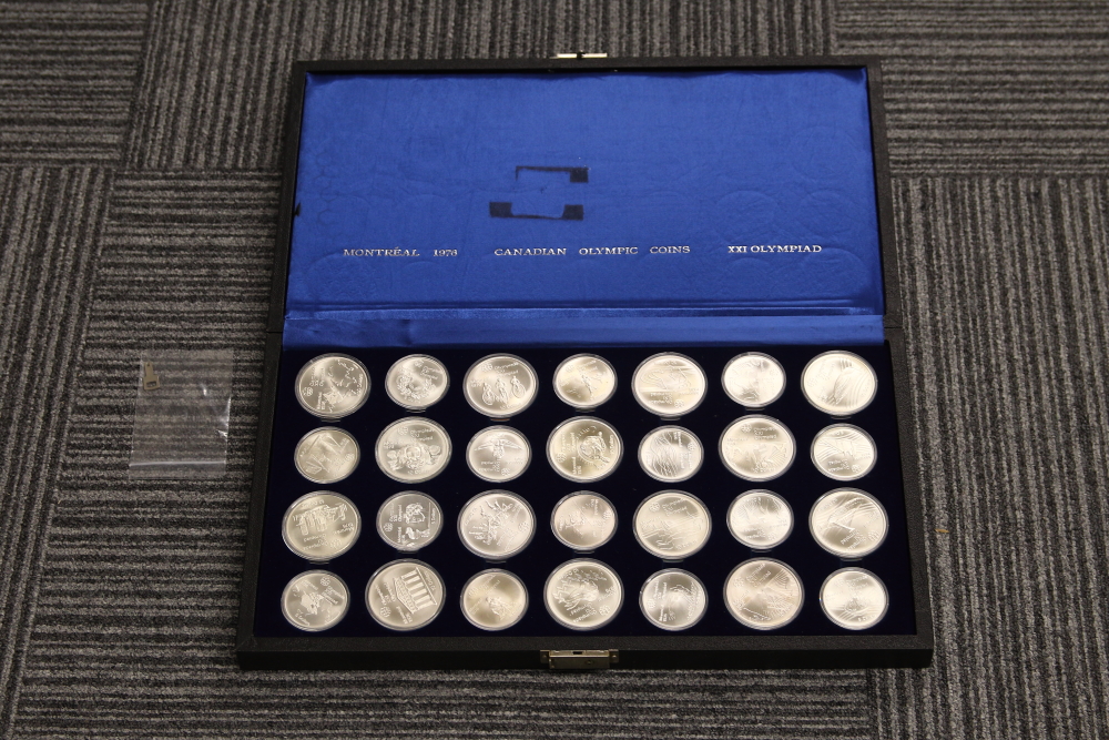カナダ モントリオールオリンピック記念銀貨 10ドル14枚＋5ドル14枚