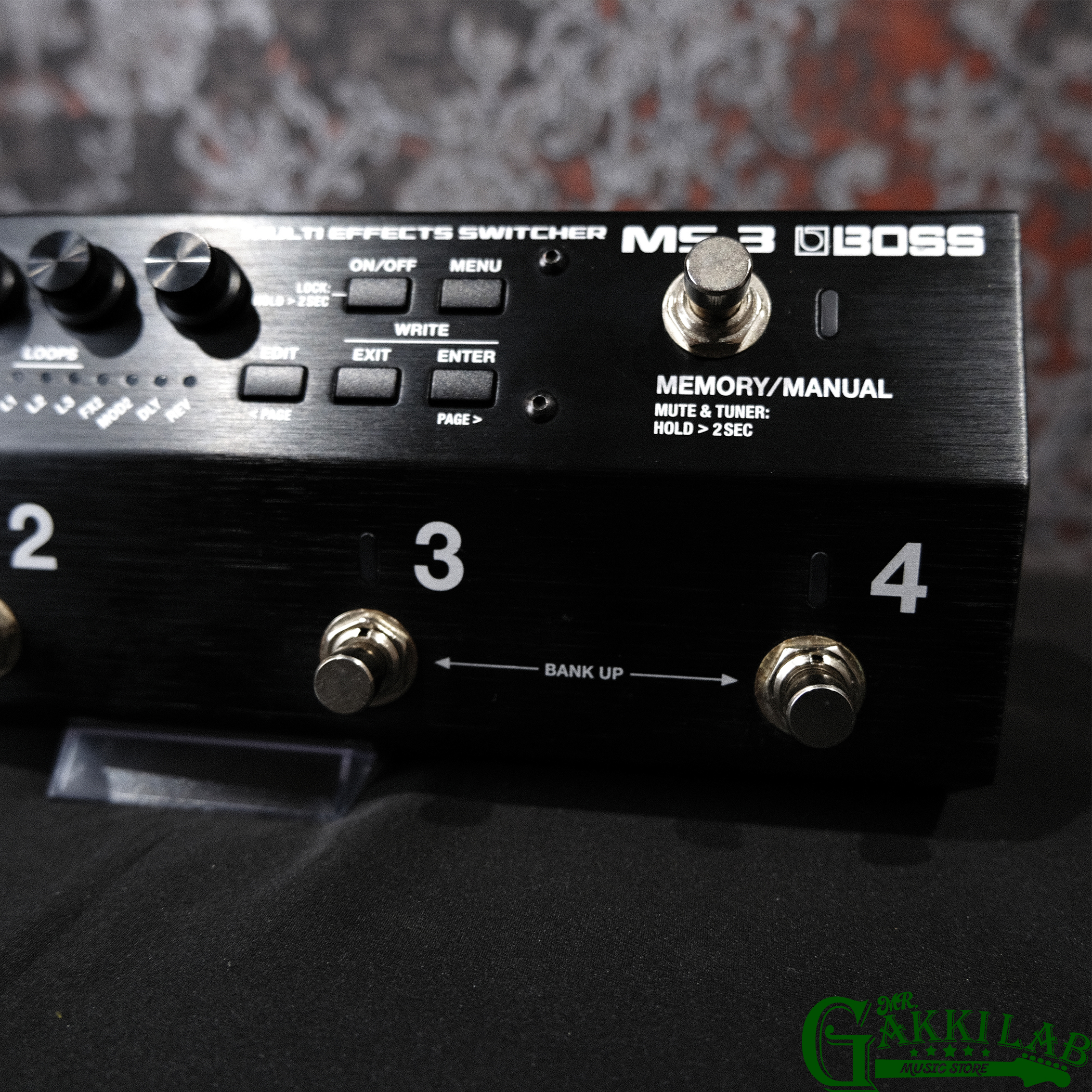 BOSS MS-3 / Multi Effects Switcher | 札幌の楽器屋さん｜MR.GAKKI