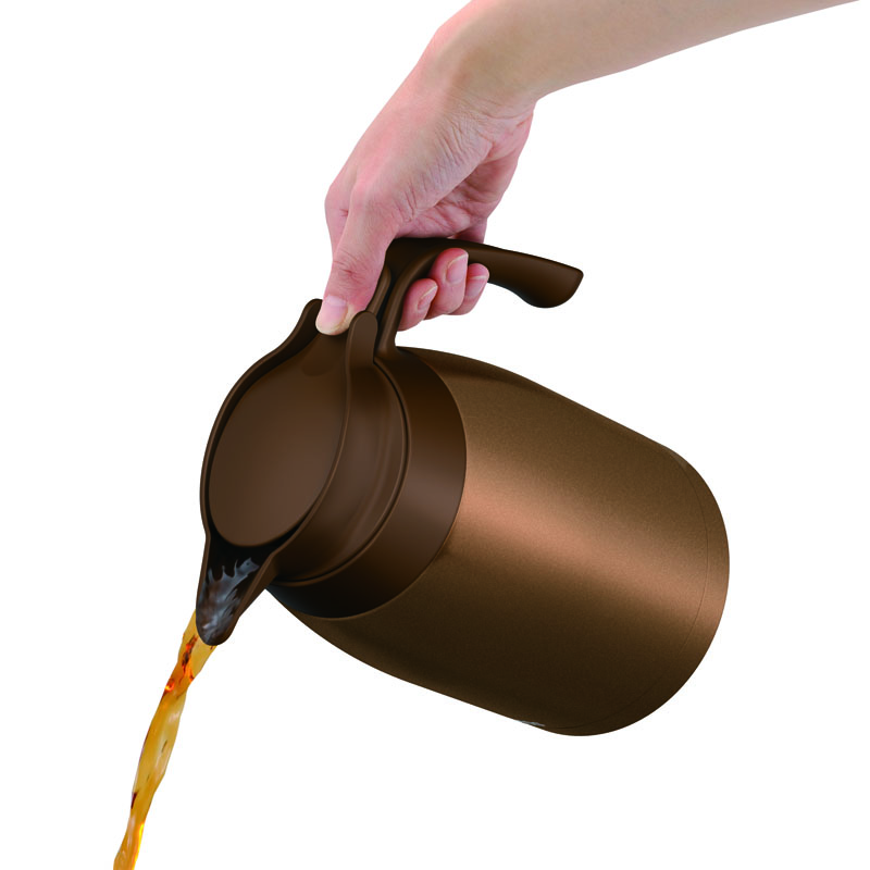 ステンレスポット 1.5L ブラウンゴールド ｜ ミスターマックス