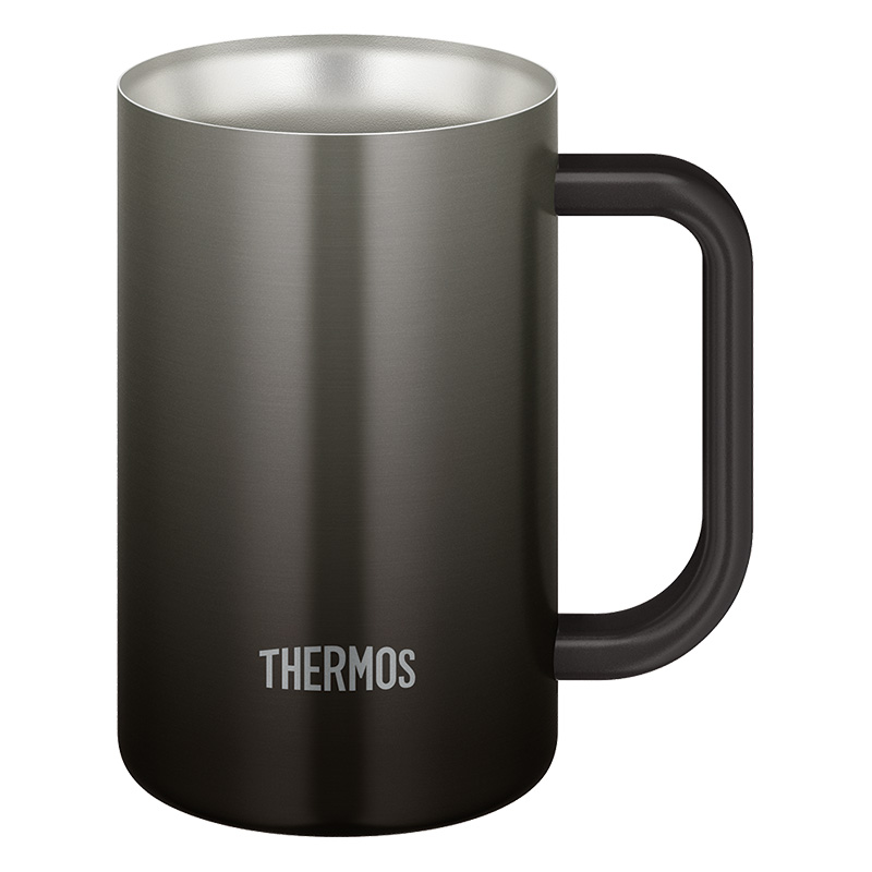 真空断熱ジョッキ ブラック 600ml ｜ ミスターマックスオンラインストア