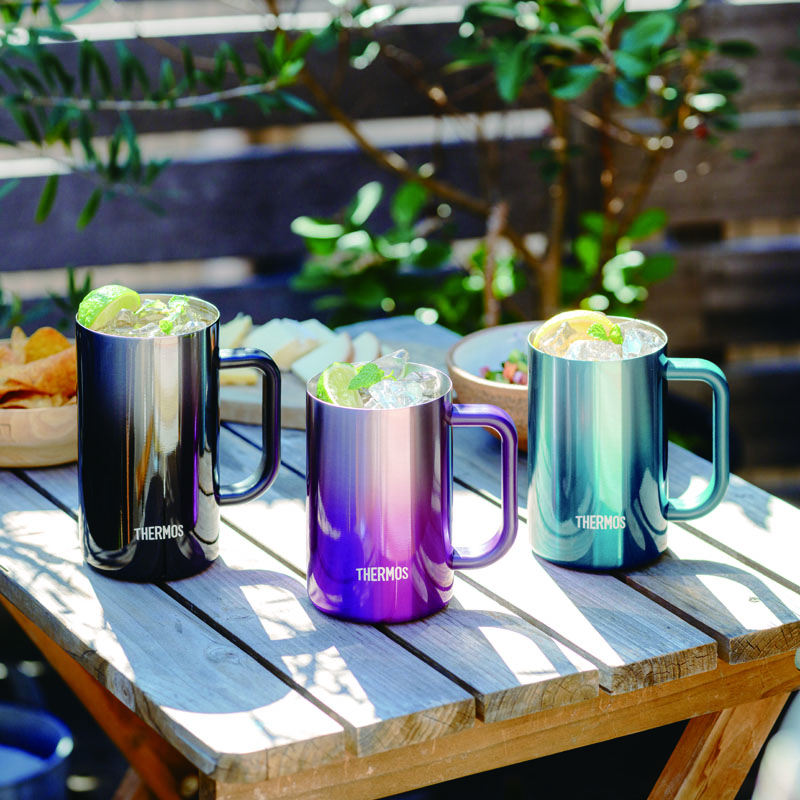 真空断熱ジョッキ ブラック 600ml ｜ ミスターマックスオンラインストア