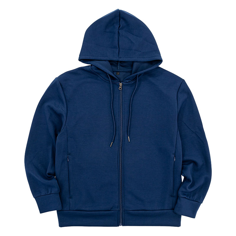 メンズ ダンボールフルジップパーカー ネイビー ｜ ミスターマックス