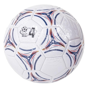 サッカーボール 4号球 ホワイト×ブルー ｜ ミスターマックスオンライン