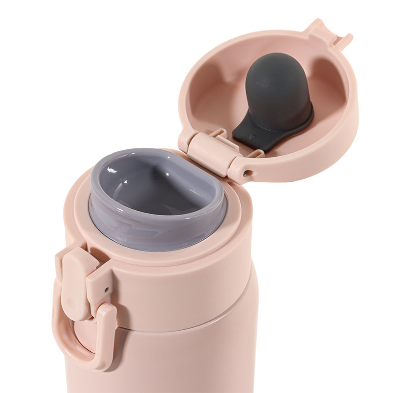 軽量ステンレスマグボトル ワンタッチタイプ 480ml 保温・保冷 ピンク