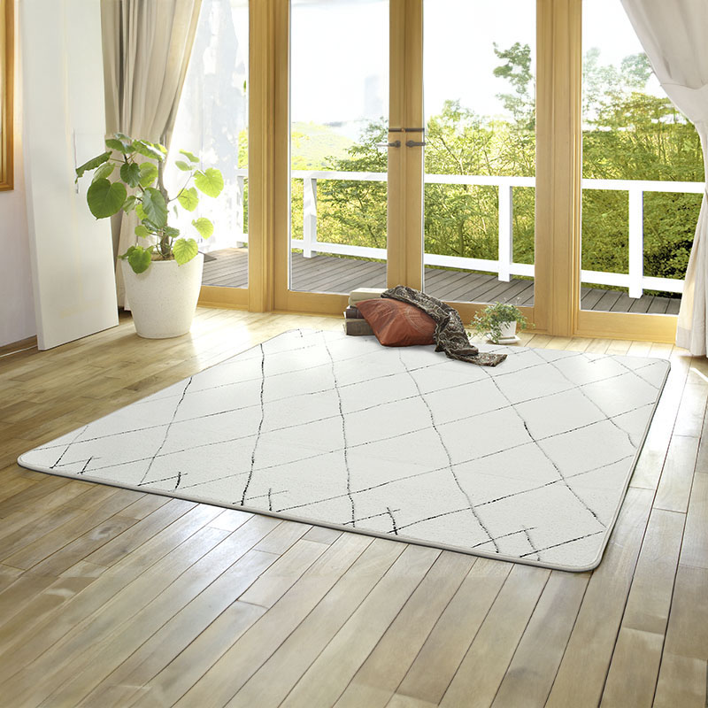 洗えるシャギーラグ 200×250cm アイボリー ｜ ミスターマックス