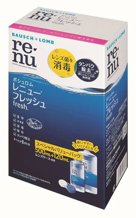 コンタクトレンズケア用品 レニューRフレッシュ 500+120 mL