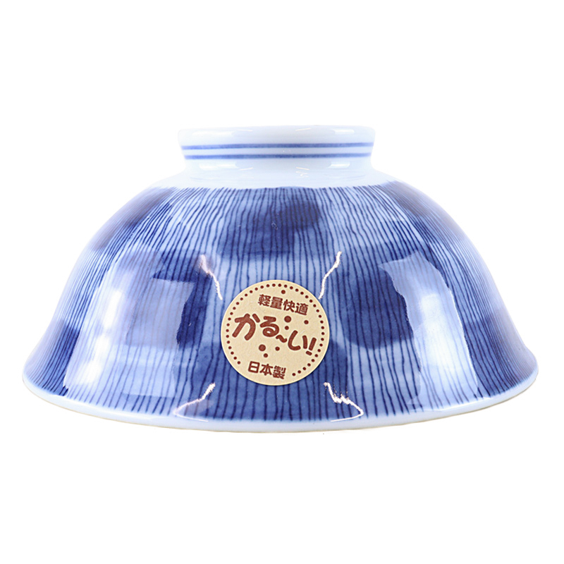 軽量茶碗 市松紺 470ml ｜ ミスターマックスオンラインストア