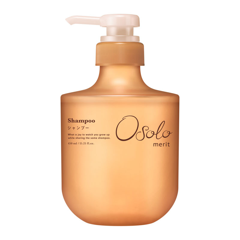 メリットオソロ シャンプー ポンプ 450mL ガーデニア＆サボンの香り