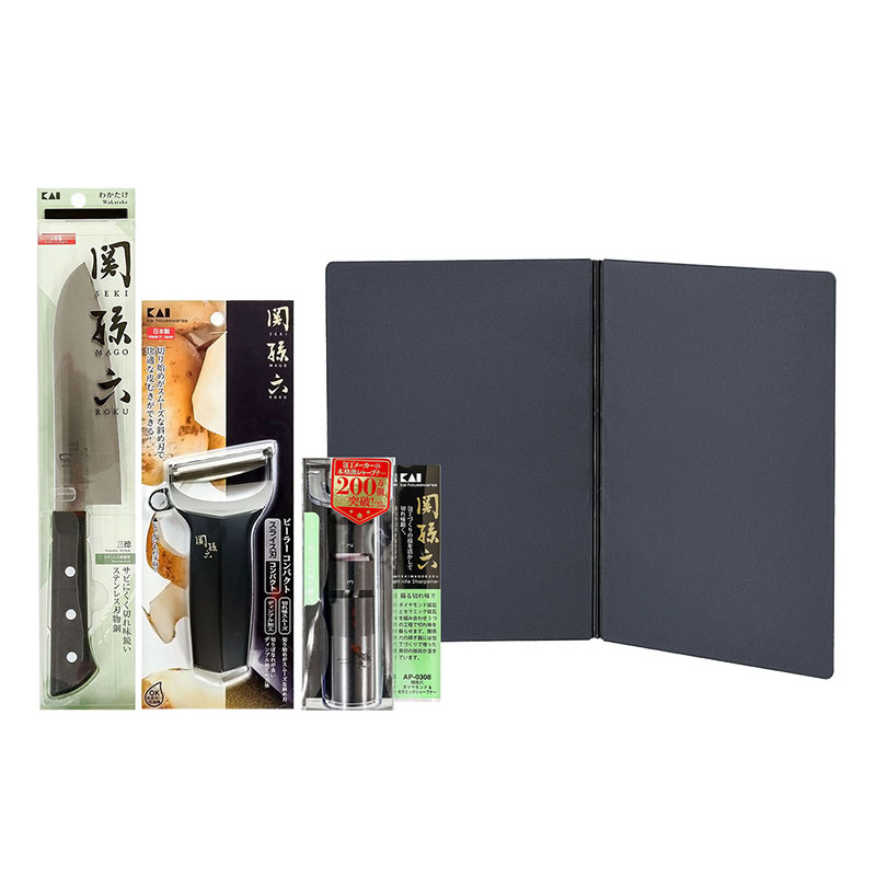 関孫六 わかたけ 三徳入り 4点セット ｜ ミスターマックスオンラインストア