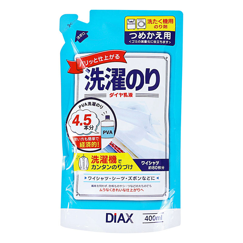 洗濯のり ダイヤ乳液 詰替 400ml ｜ ミスターマックスオンラインストア