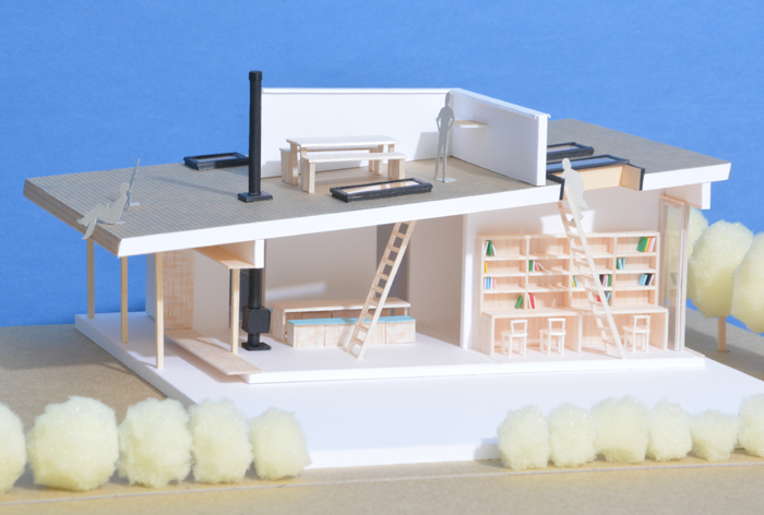 2014年度 建築設計製図1 優秀作品-模型