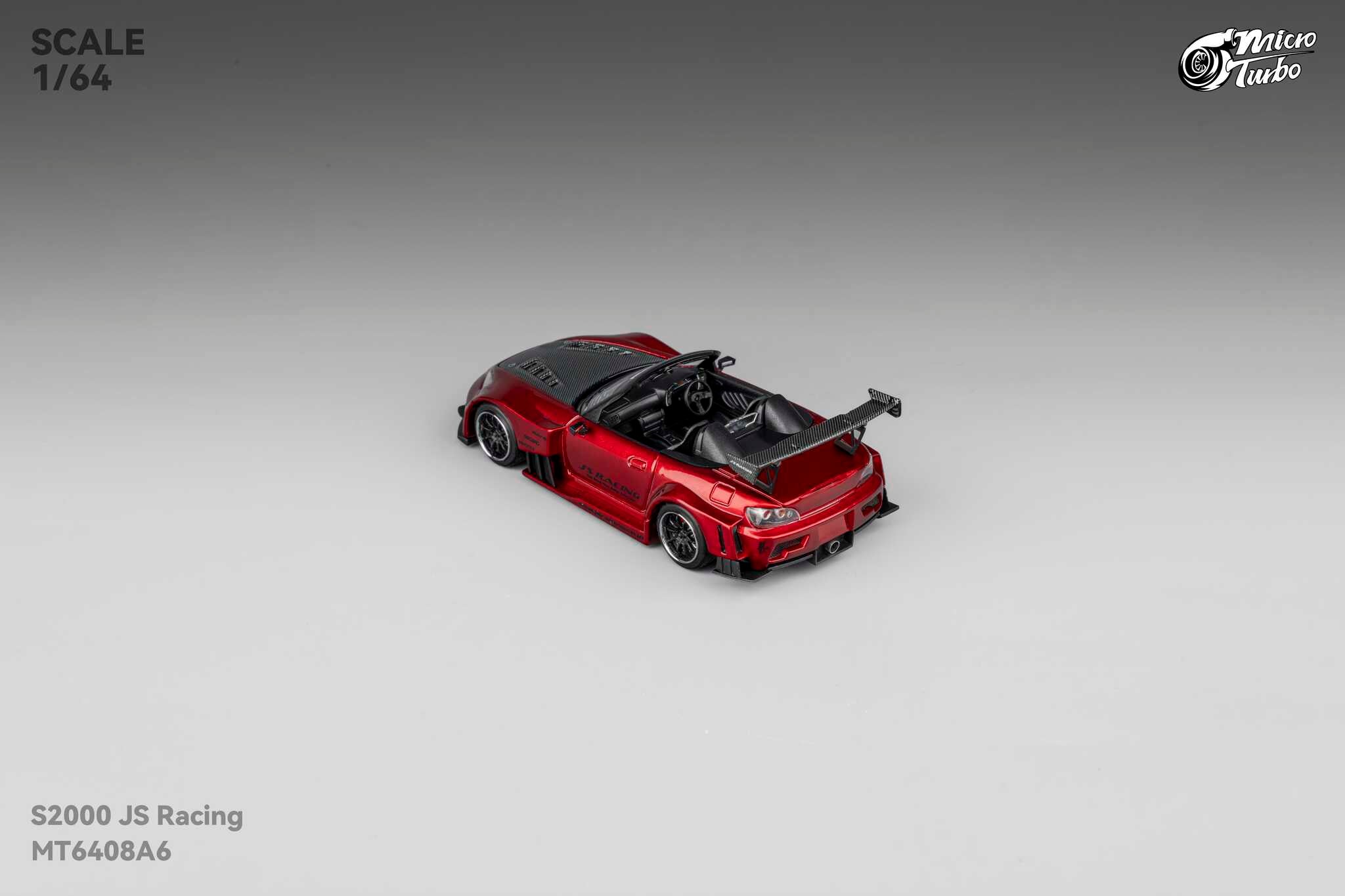 Microturbo - 1/64 Custom S2000 JS Racing - Candy Red