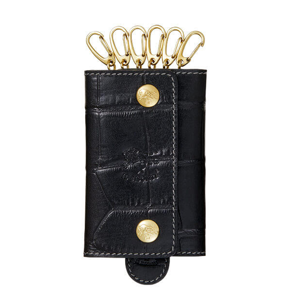 キーケース | クロコ エンボスドレザー | クロコ エンボスドレザー