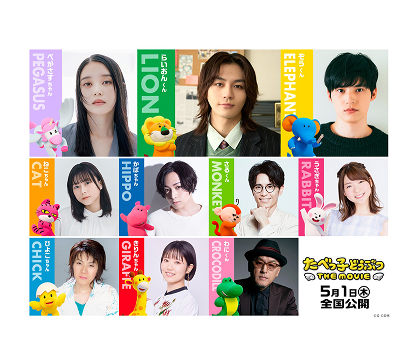 映画『たべっ子どうぶつ THE MOVIE』豪華キャスト発表！ | Journal