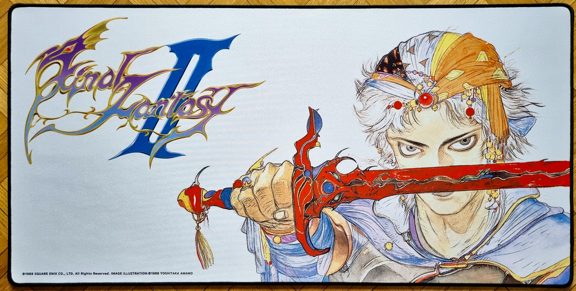 Final Fantasy II - Yoshitaka Amano - Stitched Gaming Mouse Pad
