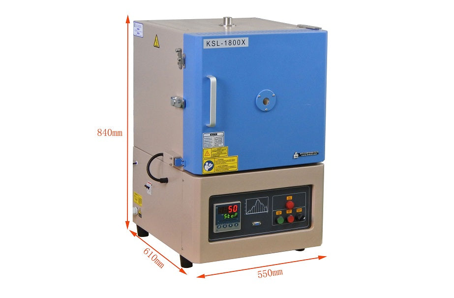 1800°C Bench-Top Muffle Furnace (6x6x6