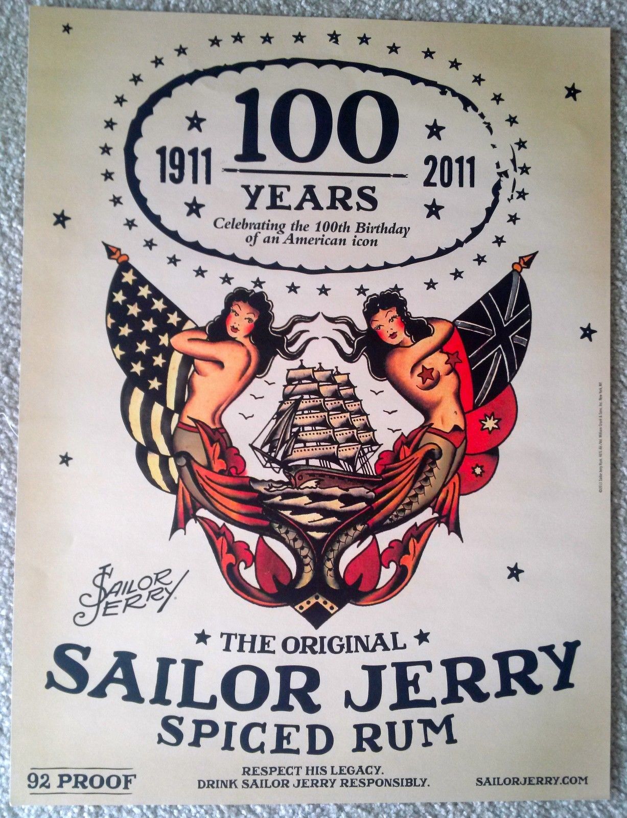 SailorJerry,セーラージェリー,ポスター,販売,セイラージェリー,Tattoo