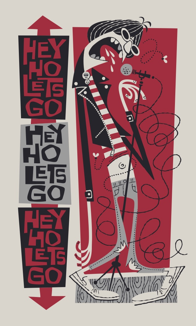 RAMONES,ラモーンズ,Derek Yaniger ,ポスター,パンク,PUNK