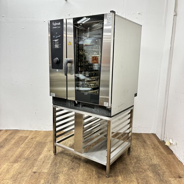 フジマック 架台付き ガス式スチームコンベクションオーブン FICC101G