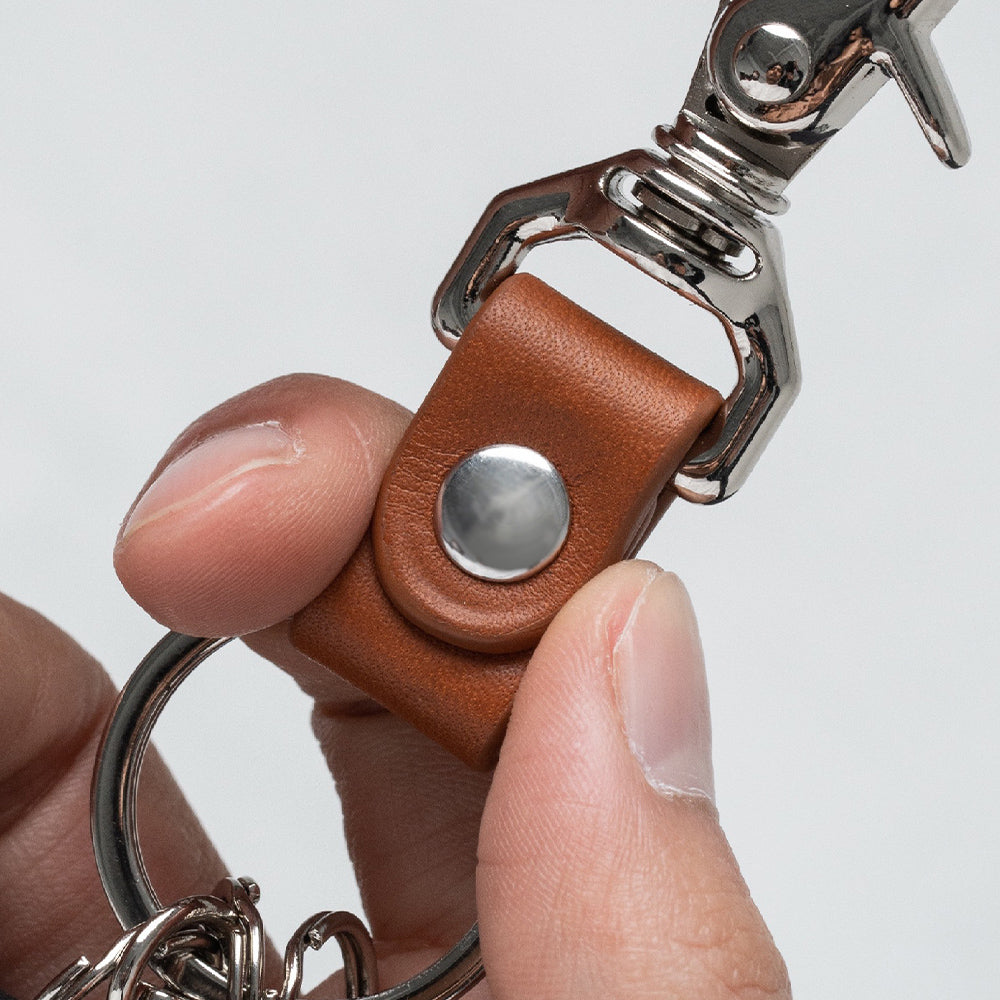 本革 ナスカン スナップフック付き キーホルダー – MURA-ムラ