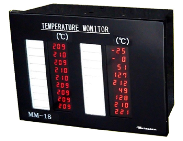 マルチモニターデジタル温度計「MM-18ｼﾘｰｽﾞ」 | 村山電機製作所