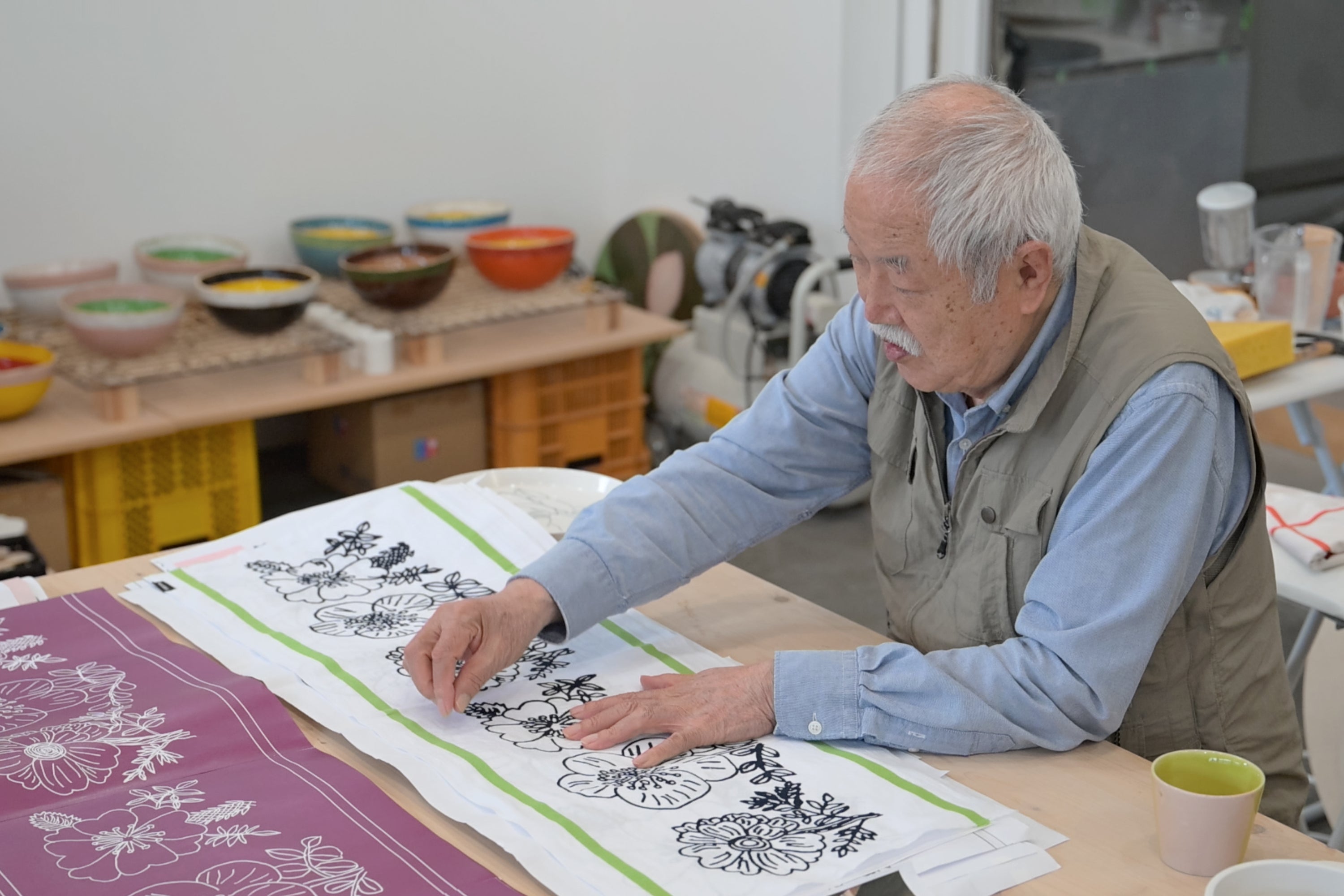 CHUSEN てぬぐい 花図鑑 | 石本藤雄デザインの食器、雑貨の通販