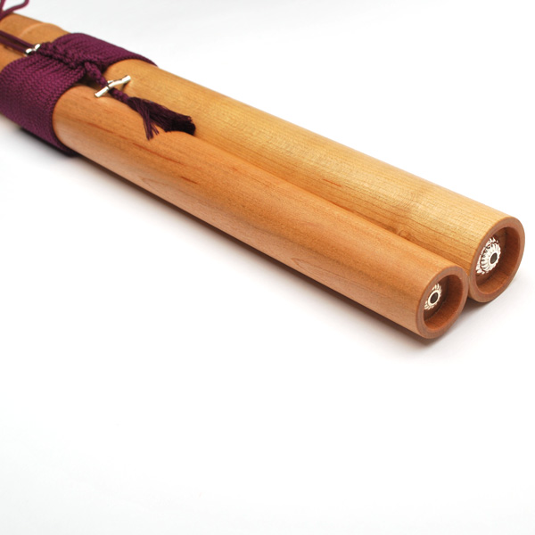 吹物 龍笛 筒・袋 連管筒 桜材(白木) | 武蔵野楽器