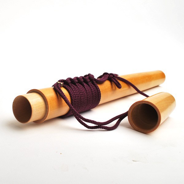 吹物 高麗笛 筒・袋 高麗笛筒 桜材(白木) | 武蔵野楽器