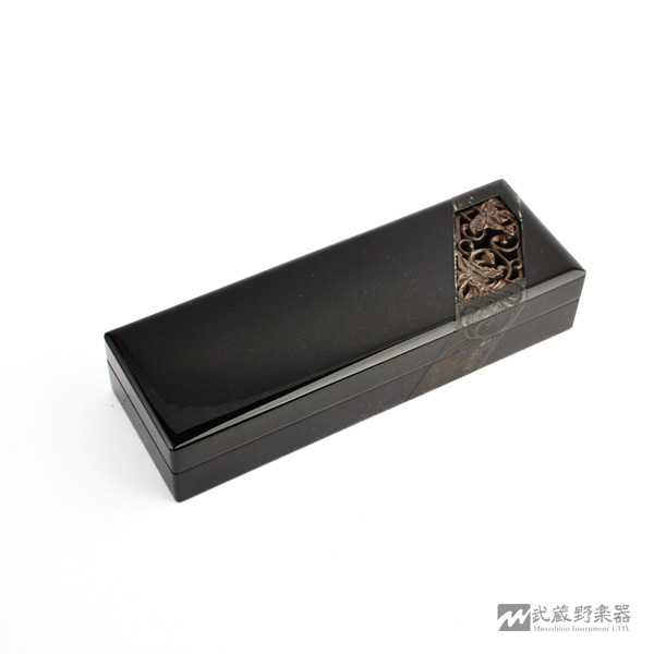 吹物 篳篥 ケース・袋 【完売】篳篥ケース四角形 輪島塗り（鳳凰透かし