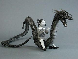 ミュージアム 大怪獣シリーズ ウルトラQ編 「怪竜と乙姫（モノクロ版）」